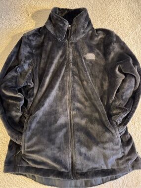 The North Face Women’s Plush Full-Zip Jacket - Charcoal Gray